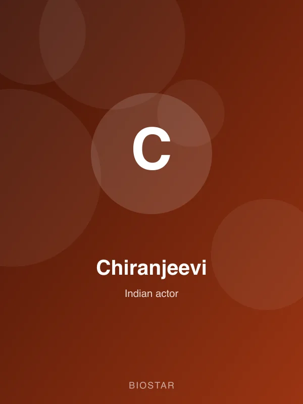 Chiranjeevi portrait